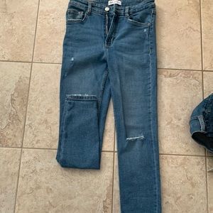 Zara stretchy jeans !  High waisted